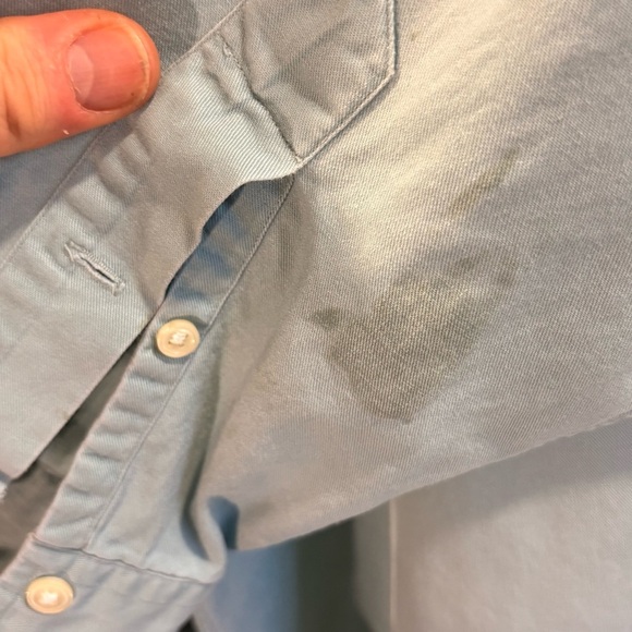 3/$20 Ralph Lauren Men's Aqua Dress Shirt - Picture 5 of 6
